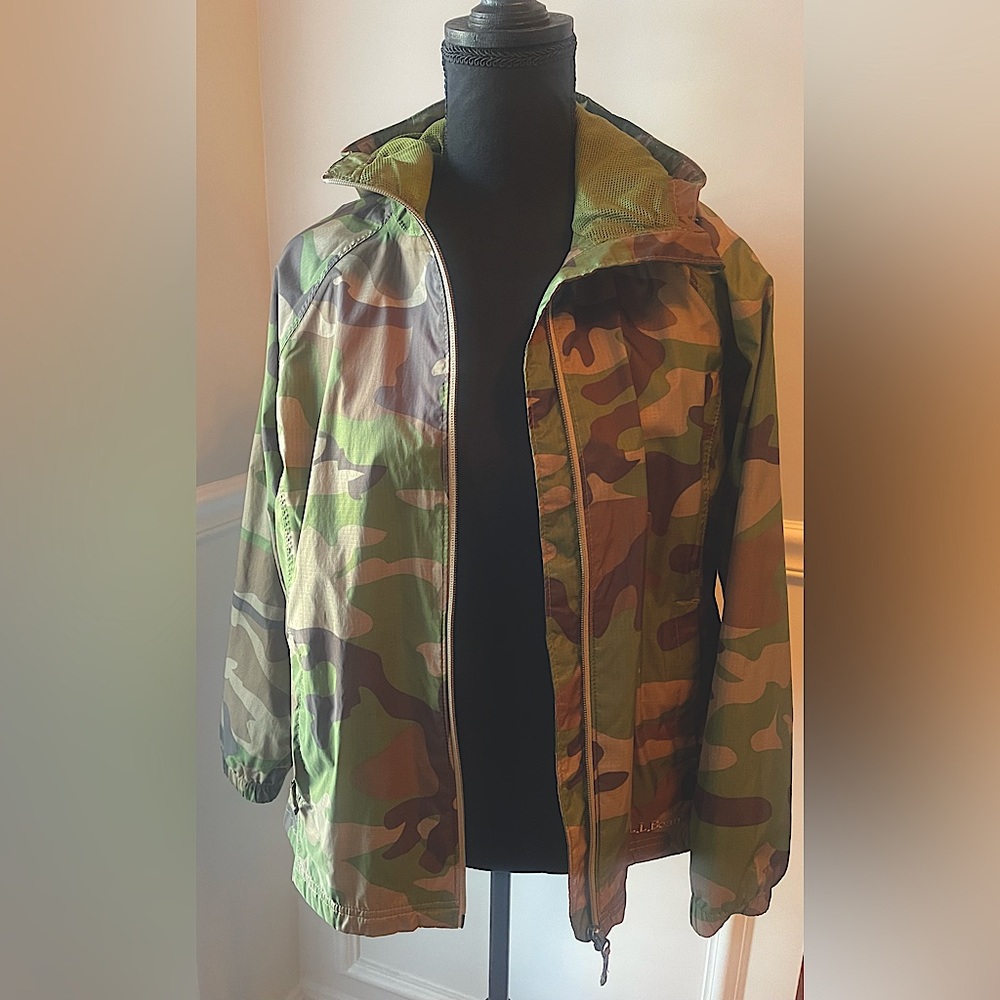 LL Bean rain coat